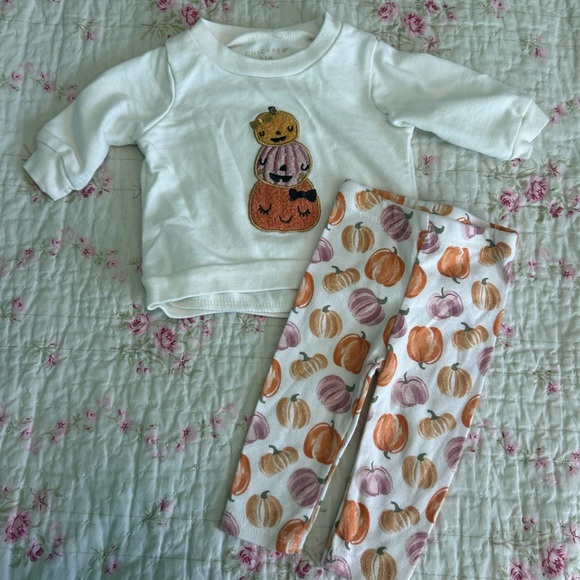 Chickpeas pumpkin outfit size 0-3 months - Picture 2 of 5